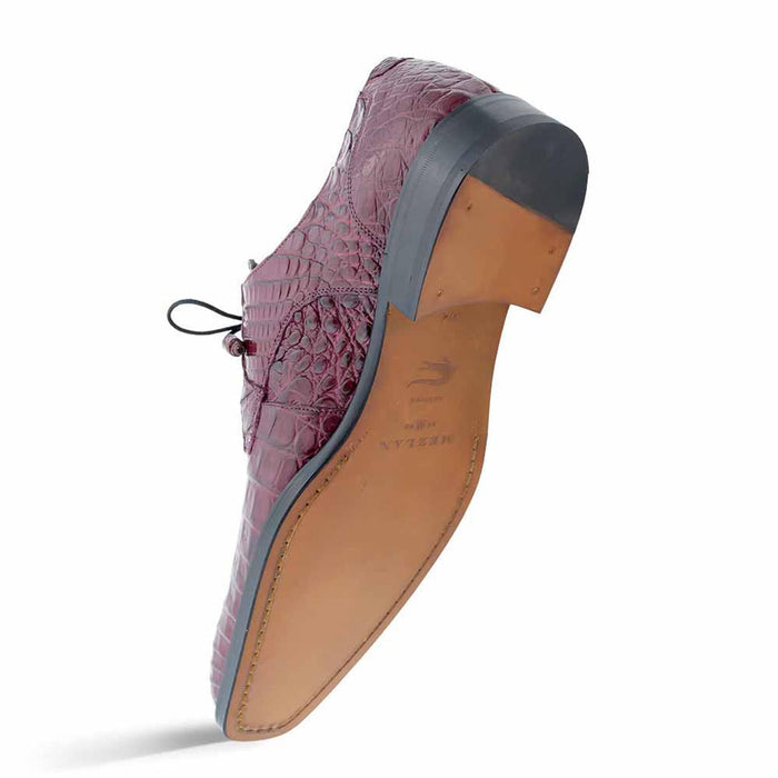 Mezlan Alligator Plain Toe Derby