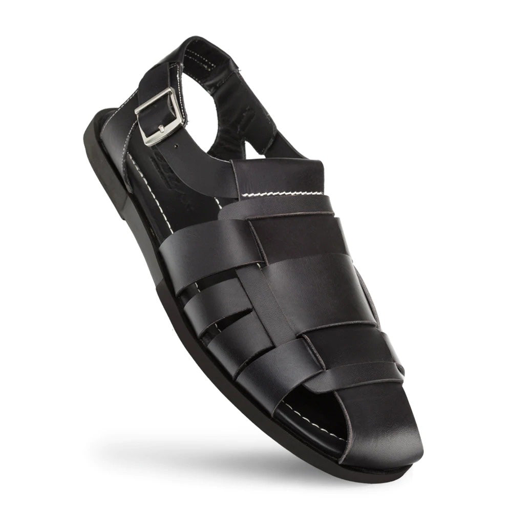 Mezlan Fisherman Sandals Black (R20257) - Medium