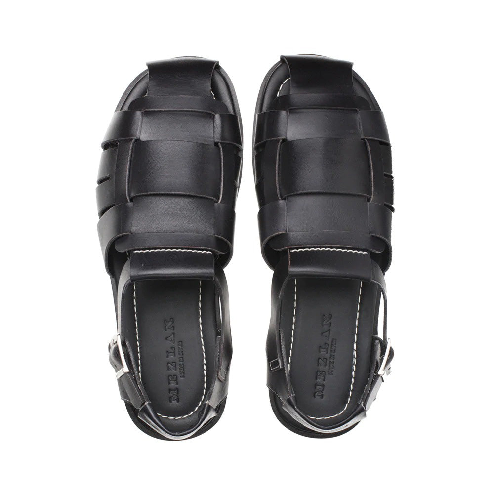 Mezlan Fisherman Sandals Black (R20257) - Medium