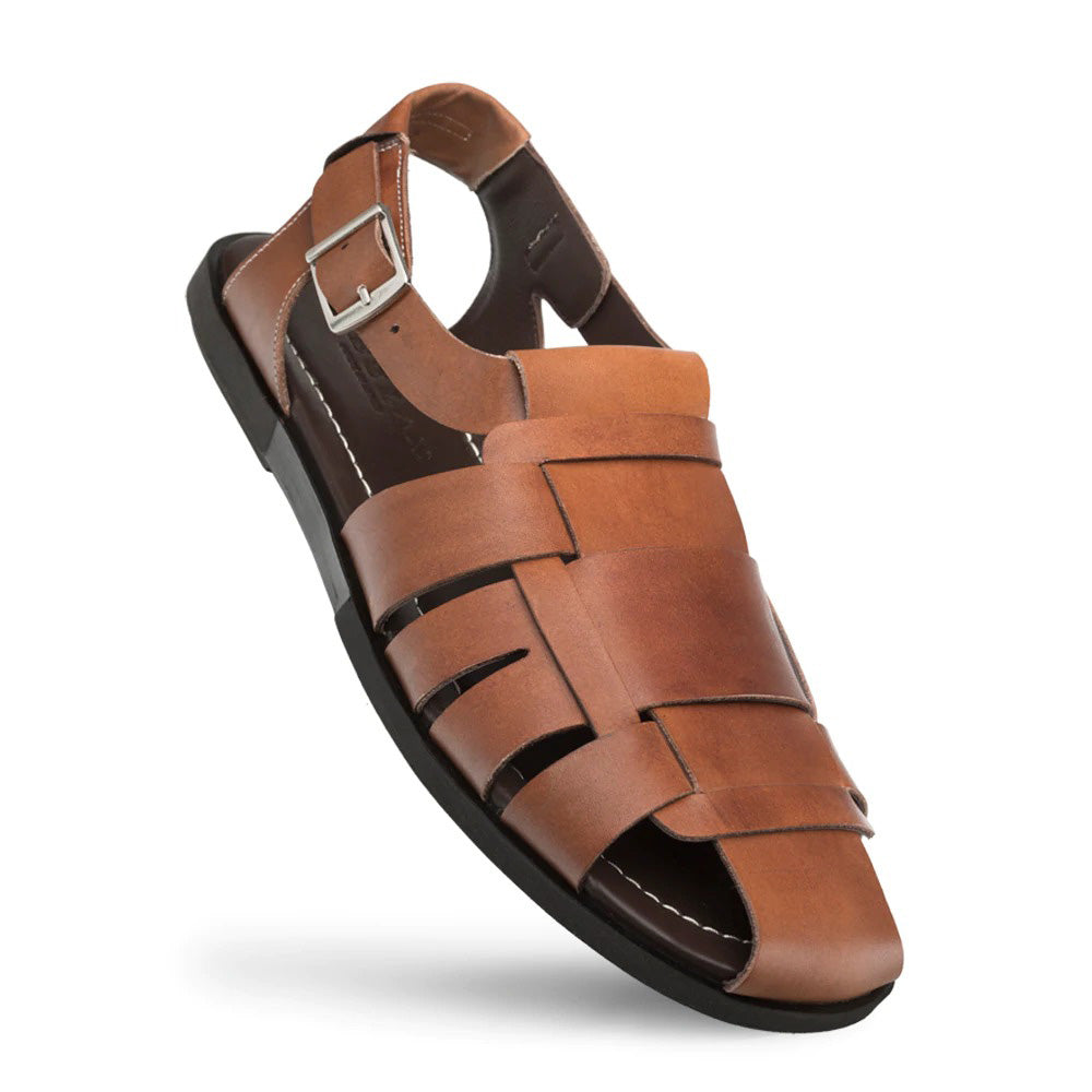 Mezlan Fisherman Sandals Cognac (R20257) - Medium