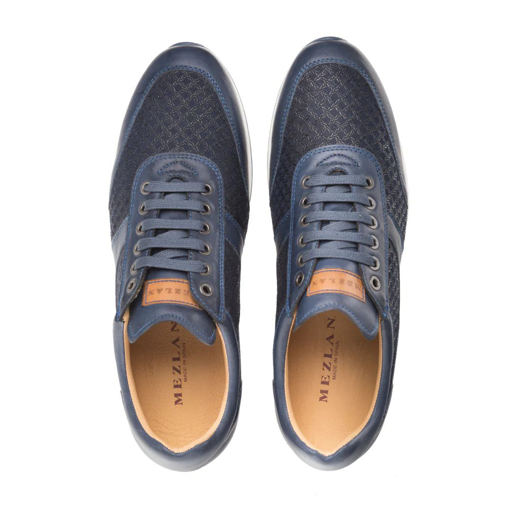 Mezlan Maxim Calfskin Sneakers Blue (9463) - Medium