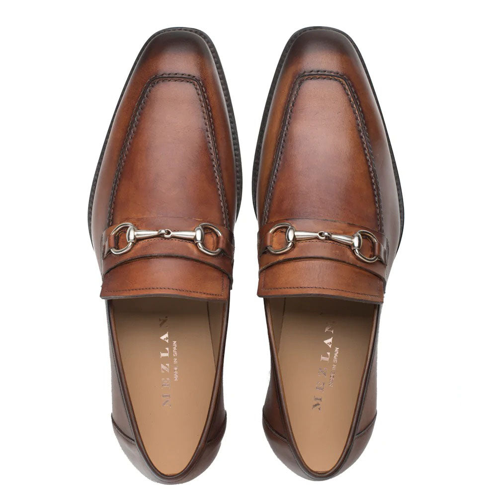 Mezlan Ornament Loafers Cognac (E20482) - Medium