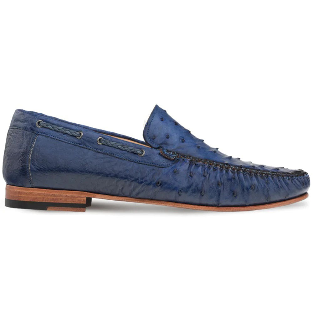 Mezlan Ostrich Dress Moccasin Jeans (RX612) - Medium