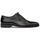 Mezlan Postdam Deerskin Calfskin Shoes Black (16409)