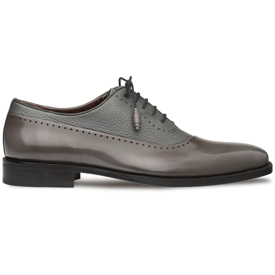 Mezlan Postdam Deerskin Calfskin Shoes Grey (16409) - Medium