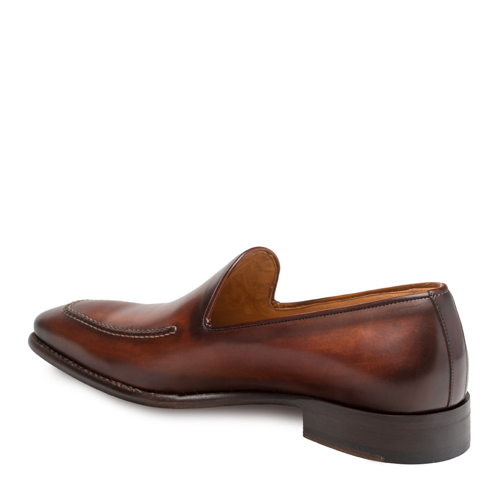 Mens Mezlan Curtana Dress Shoe Loafer in Cognac - 8.5