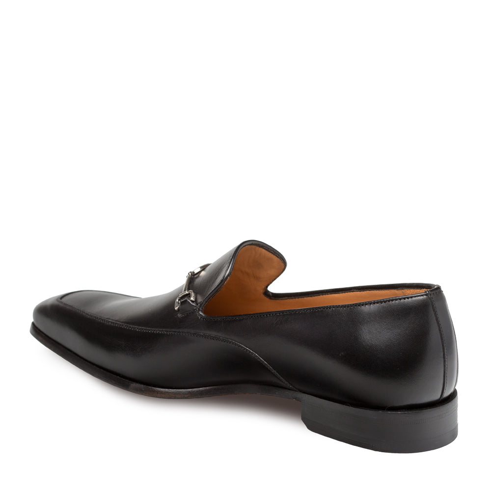 Mens Mezlan Falcon Dress Shoe Loafer in Black - 8