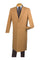 Milan Collection - Wool and Cashmere Regular Fit Dress Camel Top Coat