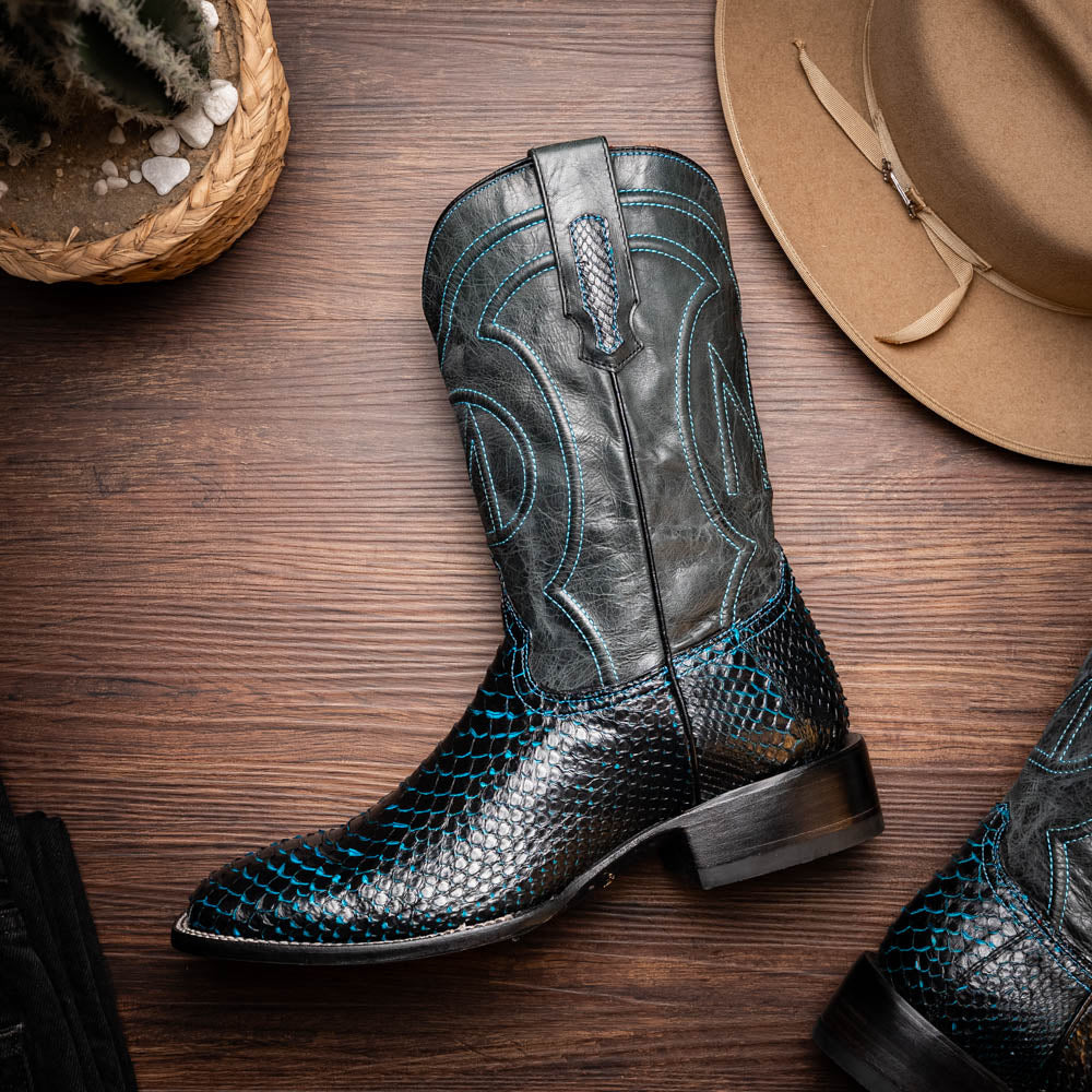 Marco Di Milano Missouri Black / Blue - 7.5 USA
