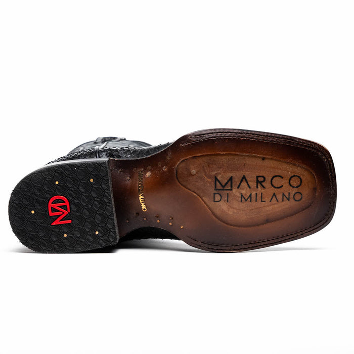 Marco Di Milano Missouri Black Leather Oxford