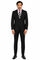 Mix and Match Suits Solid Black Quality Suit Separates, Total Comfort Any Size Jacket&Any Size Pants
