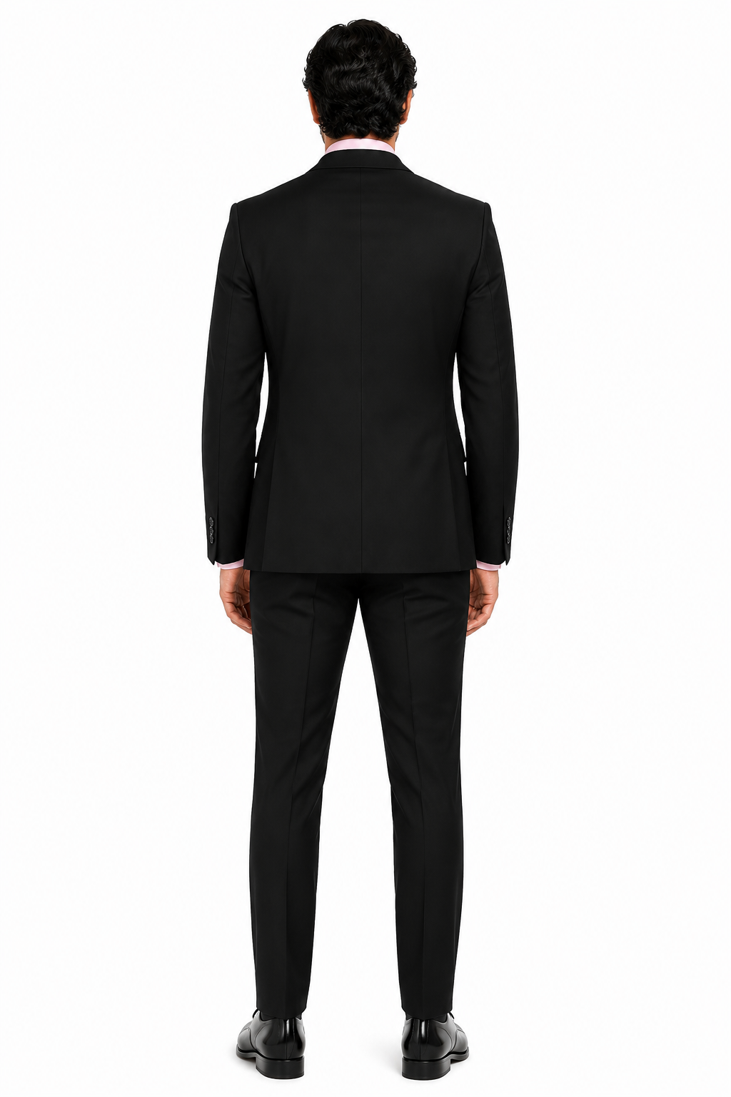 Mix and Match Suits Solid Black Quality Suit Separates, Total Comfort Any Size Jacket&Any Size Pants
