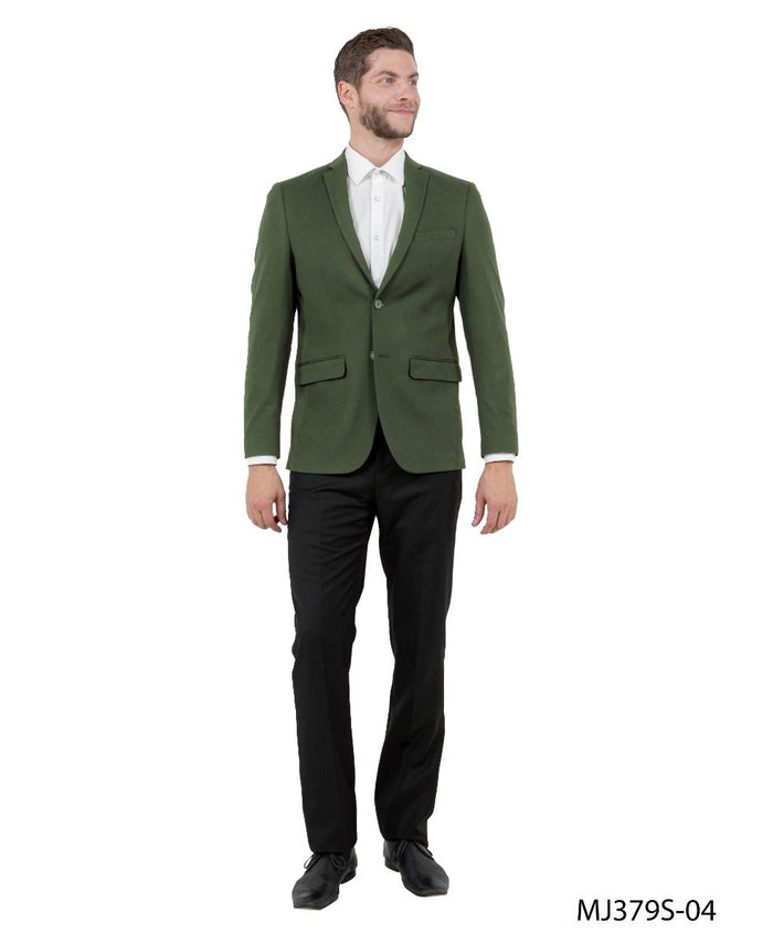 Zegarie Men's Classic Fashion Sport Coat - Slim Fit - Plaid Blazers