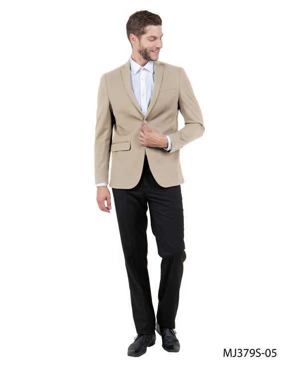 Zegarie Men's Classic Fashion Sport Coat - Slim Fit - Plaid Blazers