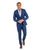 Stretch Fabric - Slim Fitted Suit - "Navy" Light Weight Suit - "Style #"