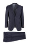 Tiglio Italian Suit - Real Wool Fabric Super 150's Novello Navy, Modern Fit Suit in Color Navy