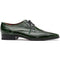 Marco Di Milano Moncalieri Green Dress Derby Oxfords