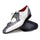 Marco_Di_Milano Moncalieri - Gray & White Leather Loafer