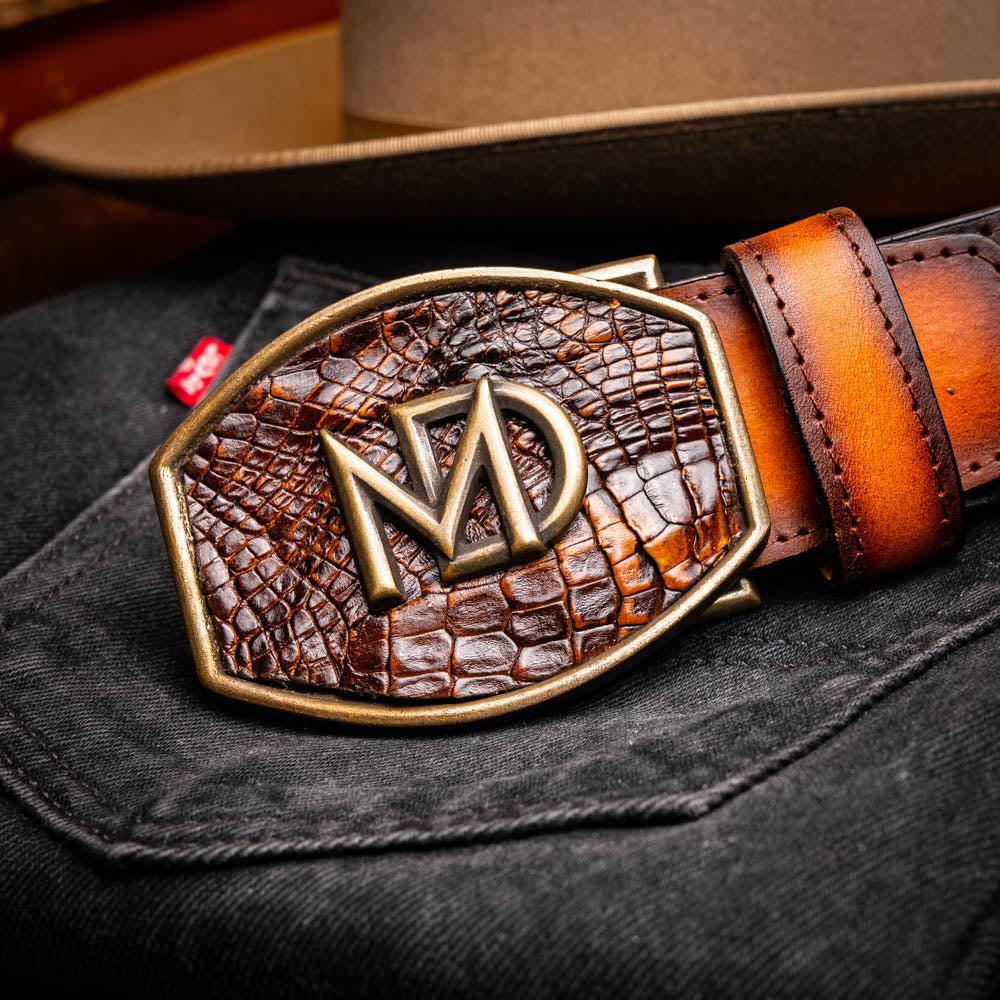 Marco Di Milano Montana Belt Aged Brown - 36