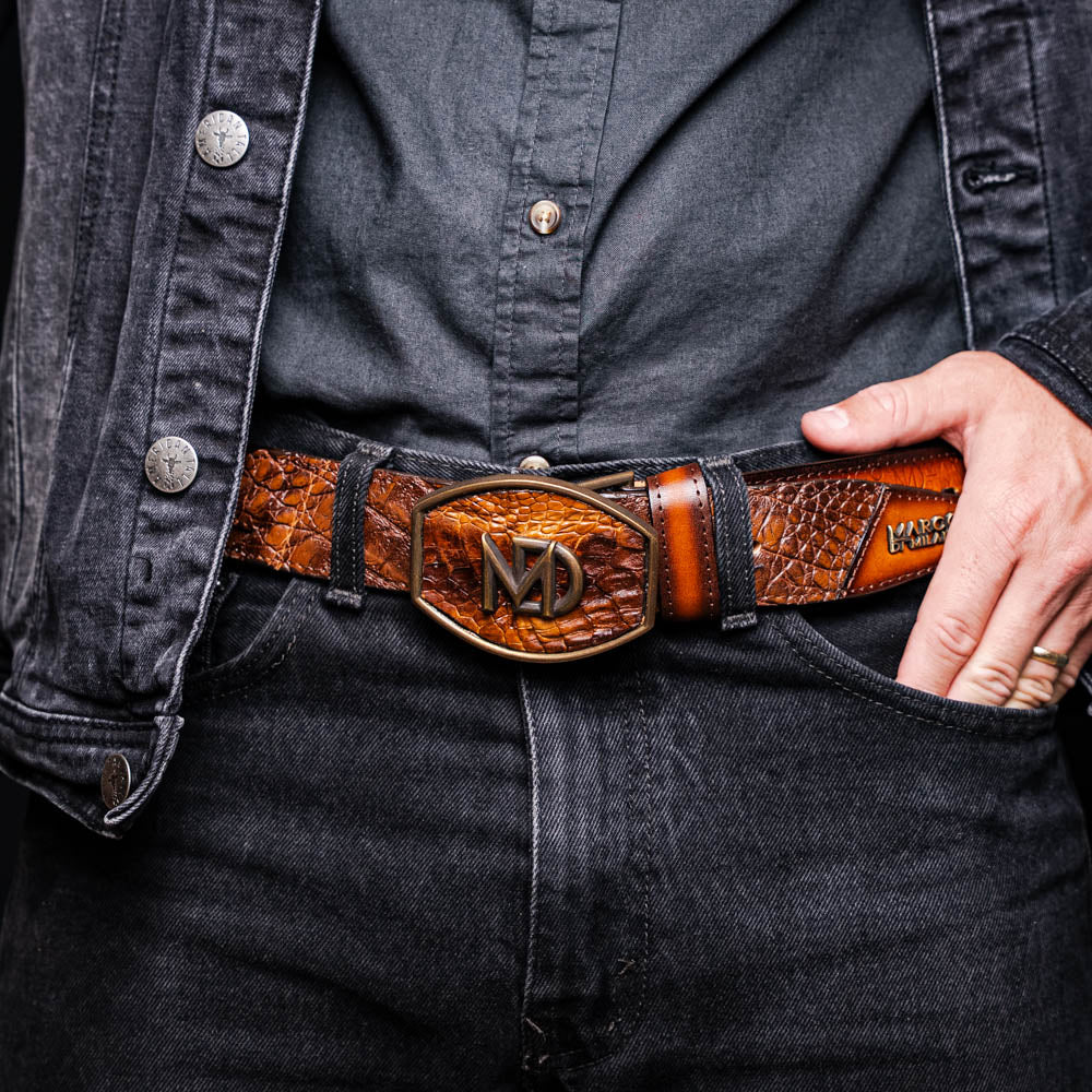 Marco Di Milano Montana Belt Aged Maple - 36