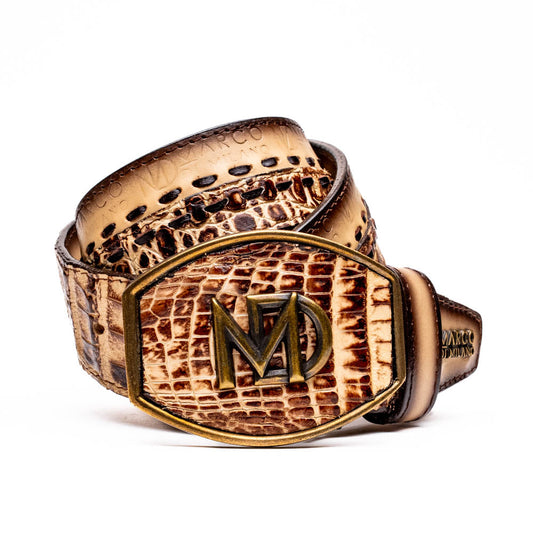 Marco Di Milano Montana Belt Stone Orix Leather Shoe