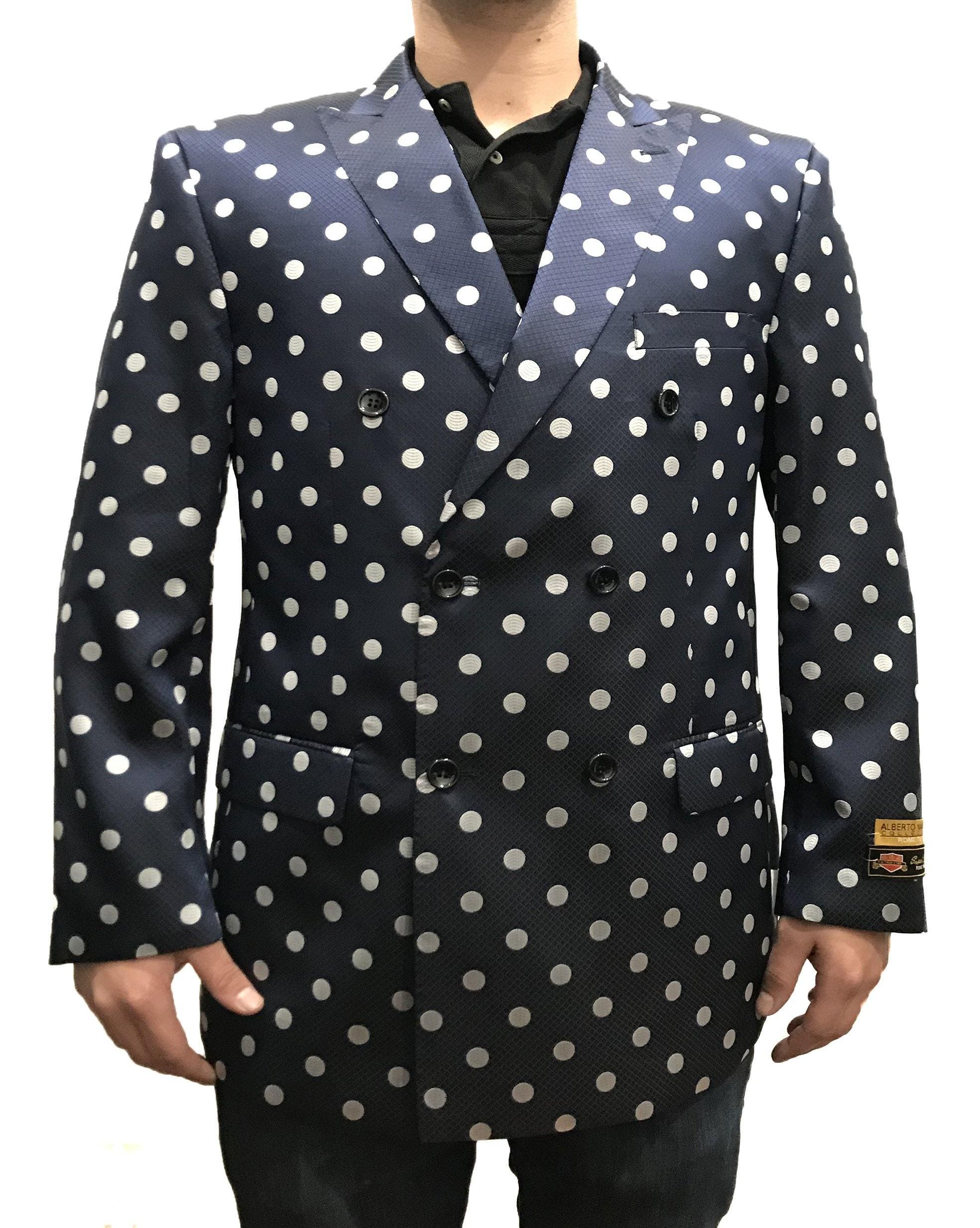 Navy Groomsmen Suits - 6 Button Suit - Navy