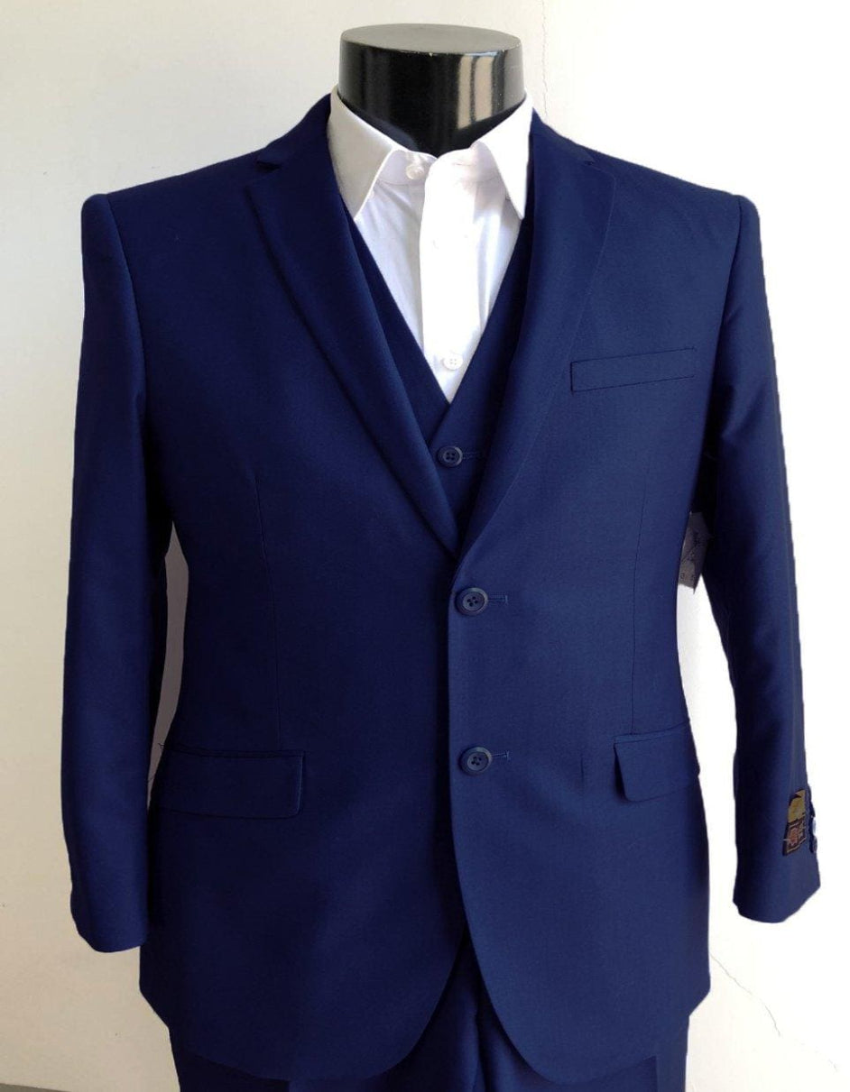 Mens Navy Groomsmen Suits - Navy