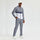 Walking Suit - Mens Houndstooth 2pc Navy Tracksuit