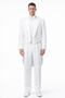 2-Button Seersucker Sear sucker suit Sale Fit Suit White on White Stripe ~ Pinstripe Notch Collar Shadow Ton on Ton Fabric Summer Suit-New Designer Collection
