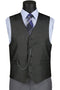 "Charcoal Grey Men's Suit Vest - Basic Style"