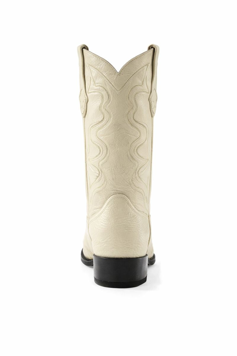 Off White Western Boots - Ivory Cowboy Boots - Cream Western Boots-New Designer Collection - Men-6EE