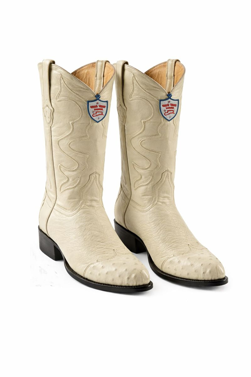 Off White Western Boots - Ivory Cowboy Boots - Cream Western Boots-New Designer Collection - Men-6EE