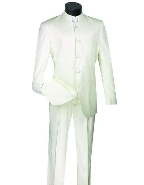 Cream Colour Suit - Cream Colored Suit - Cream Groomsmen Suit - Royal Blue