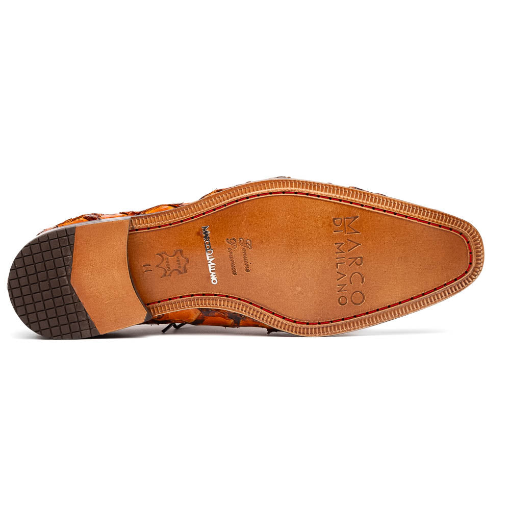Marco Di Milano Olivieri Brandy Pirarucu Dress Shoe Oxfords - 8