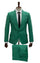 Men’s Augusta Green Emerald Light Green Suit – Slim Fit 2 Piece Formal Suit for Wedding, Prom and Evening Events