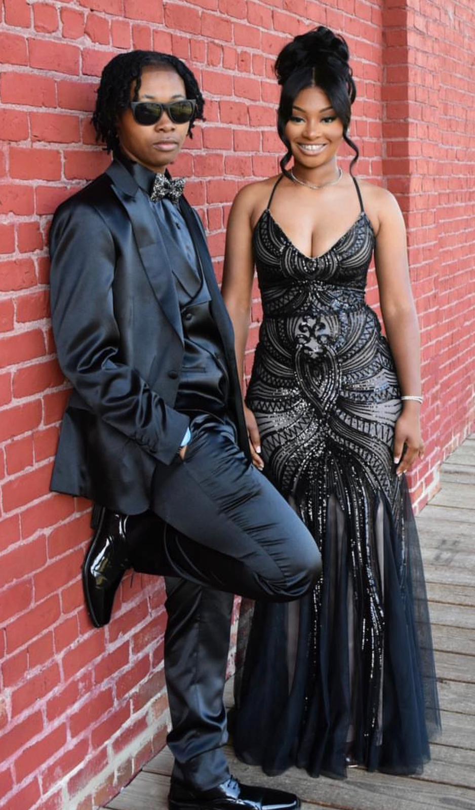 Men’s All Shiny Black Satin Suit – Black Satin Tuxedo Suit for Prom, Wedding, Formal Party and Evening Events Double breasted Vest - 34 Short or Extra Small