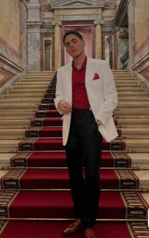 Tony Montana’s White Blazer Red Shirt Black Pants – Men’s White Blazer Outfit with Red Shirt and Black Trousers for Party, Wedding and Vintage Style Wear - 36 Short