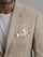 Men’s Light Beige Herringbone Tweed Suit with Vest – Classic Three Piece Formal Suit, Vintage Business Wedding Outfit, Elegant Smart Casual Wear