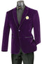 Men’s Purple Velvet Blazer – Luxury Slim Fit Formal Jacket with Black Satin Trim Tuxedo Dinner Jacket