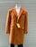 Men’s Orange - Rust Wool Blend Long Overcoat – Topcoat Carcoat Topcoat