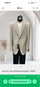 Zacchi Men’s Beige Hopsack Blazer – Classic Two Button Sport Coat with Peak Lapel Formal Jacket