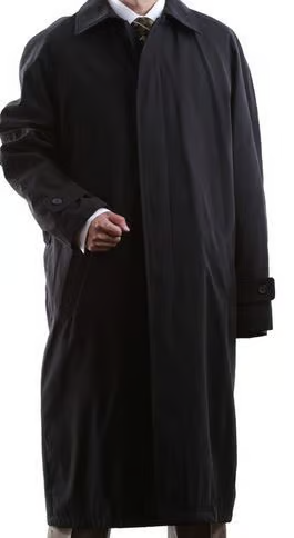 Men’s Undertaker Inspired Black Trench Coat – WWE Wrestling Style Long Full-Length Overcoat