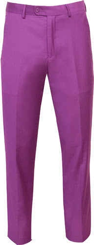 Mens Slim Fit Light Purple Dress Pants Modern Formal Trousers for Business, Weddings and Parties