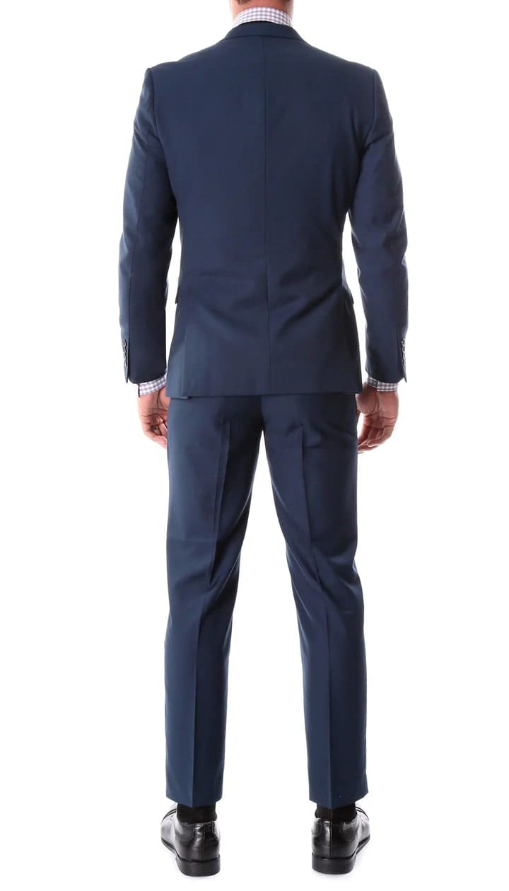 Oslo Navy Notch Lapel 2 Piece Slim Fit Suit