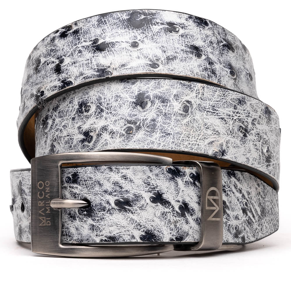 Marco Di Milano Domenico Belt Antique Newspaper - 40