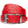 Marco_Di_Milano Domenico Belt Red Leather Loafer