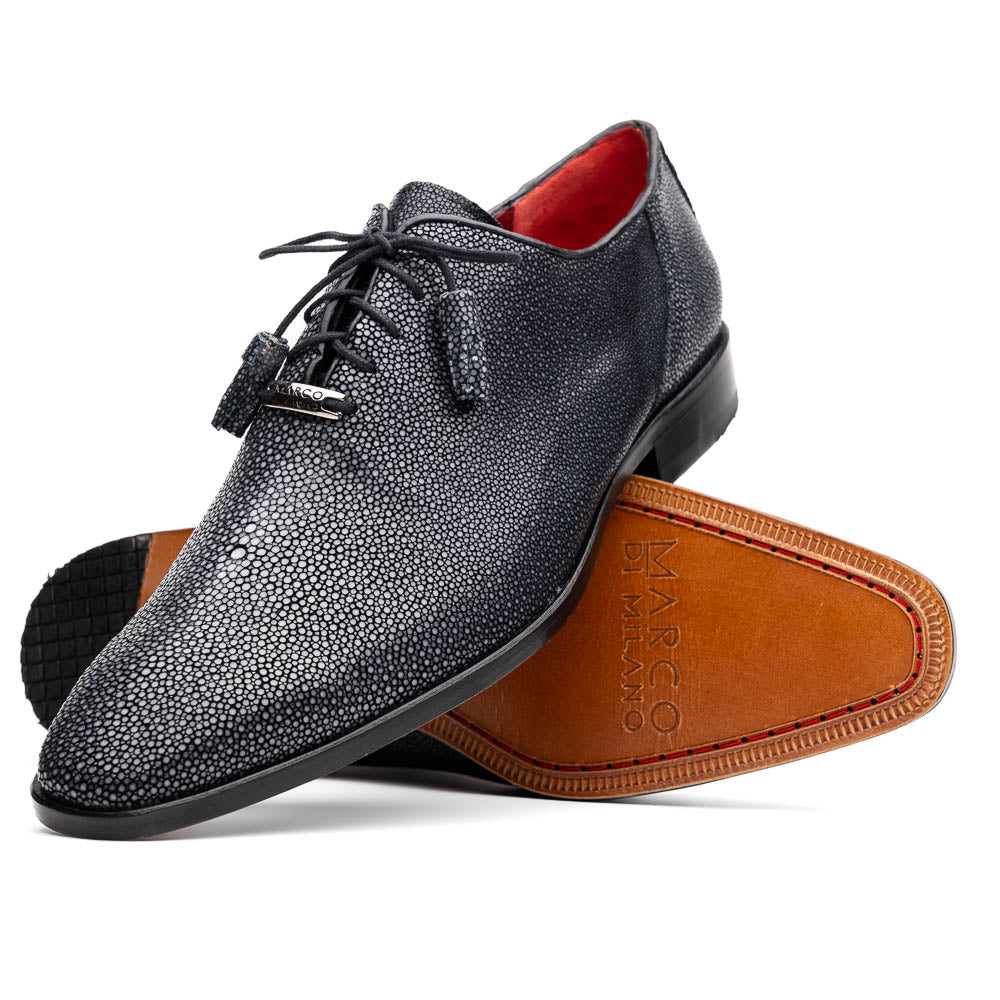 Marco Di Milano Pannuci Black Stingray Dress Oxfords - 8