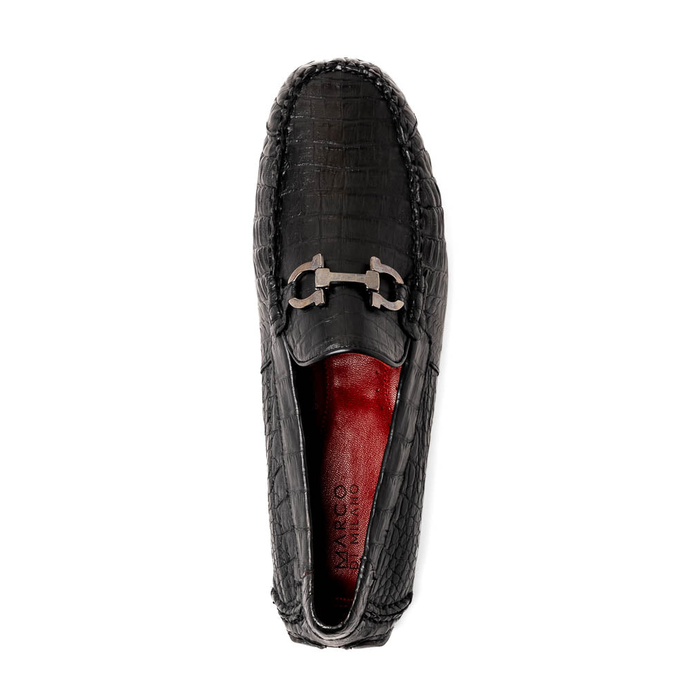 Marco Di Milano Parma Black Caiman Belly Bit Drivers - 8