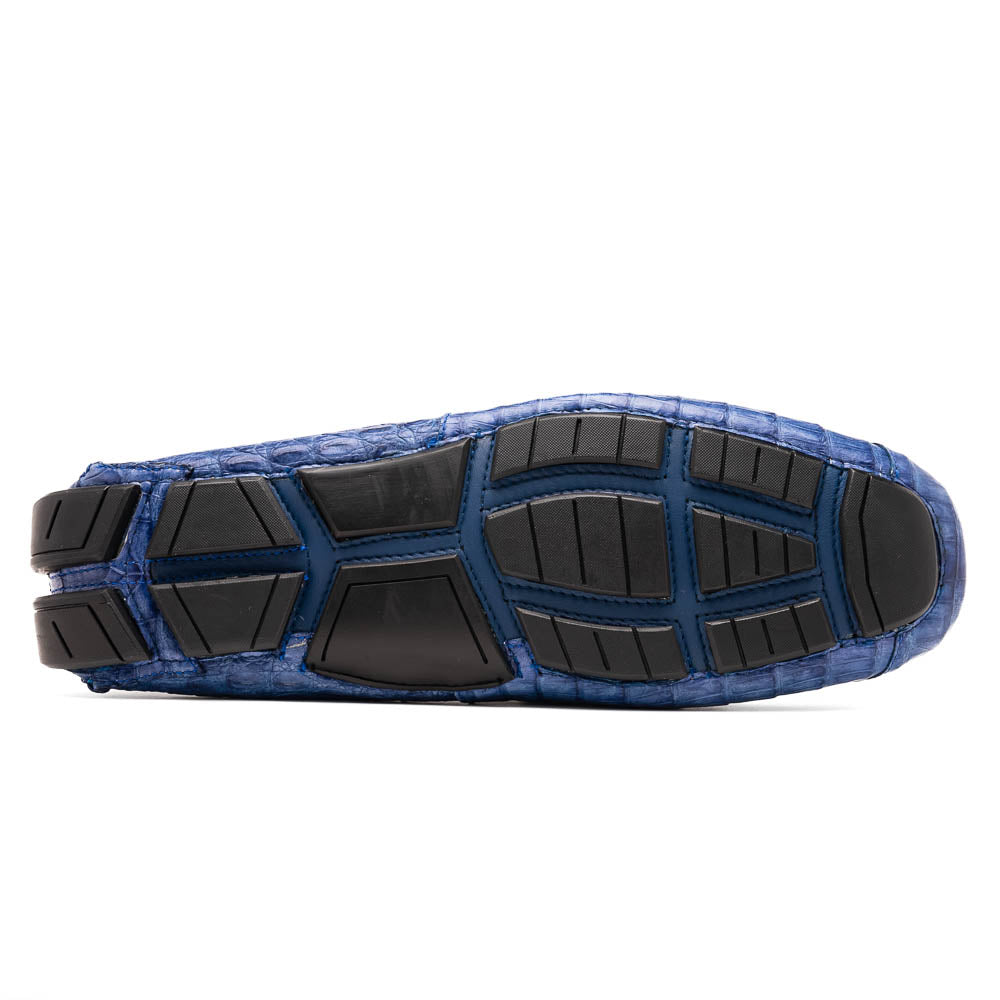Marco Di Milano Parma Blue Jeans Caiman Belly Bit Drivers - 12