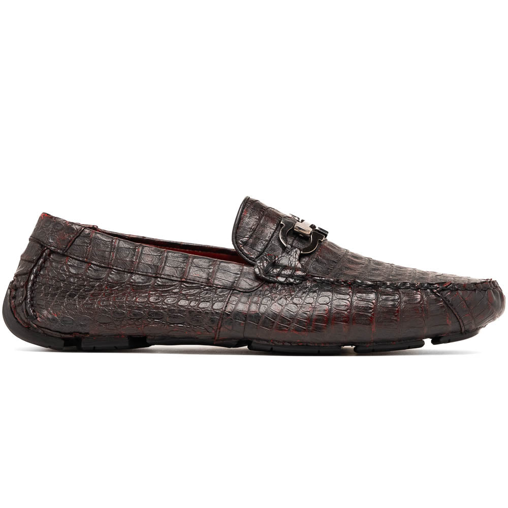 Marco Di Milano Parma Black Cherry Caiman Belly Bit Drivers - 8